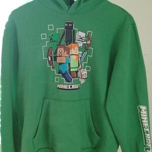 Minecraft Green Kids Hoodie